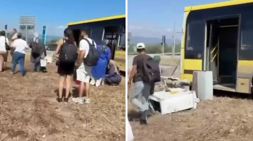 Bursa'da belediye otobüsü yoldan çıktı: Yolcular büyük panik yaşadı