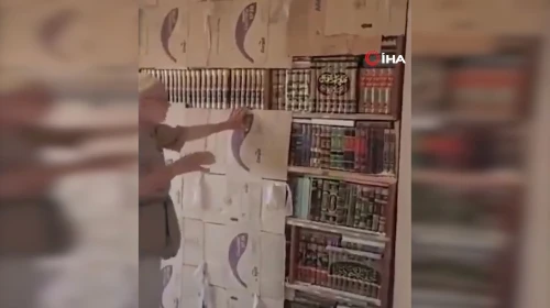 Esad rejiminden sakladığı kütüphanesine 15 yıl sonra yeniden kavuştu