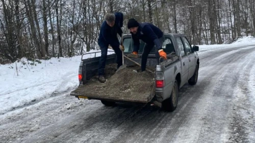 Vakfıkebir’de Karla Mücadele Çalışmaları Aralıksız Sürüyor