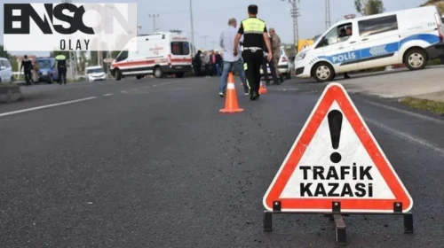 Balıkesir Bandırma'da 2 otomobil çarpıştı : 1 ölü, 4 yaralı