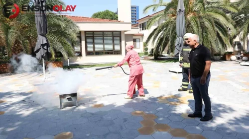 Denizli osb personeline afetlere farkındalık ve acil durum eğitimi verildi