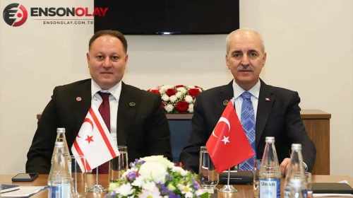 TBMM Başkanı Kurtulmuş'tan Bakü'de net Kıbrıs mesajı : Oldubittiye müsaade etmeyiz