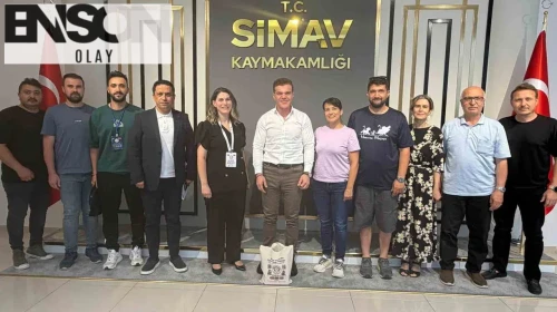 Simav kaymakamı Karaloğlu, Yunanistanlı uzman ve öğretmenleri kabul etti