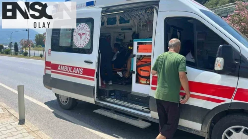 Alanya'da motosiklet kazasında sürücü ve yolcu yaralandı