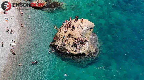 Yks stresini konyaaltı sahilinde attılar