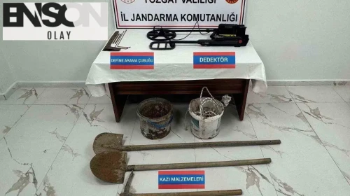 Define avcılarına jandarma baskını: Tarihi eser hayali kuran 7 kişi suçüstü yakalandı