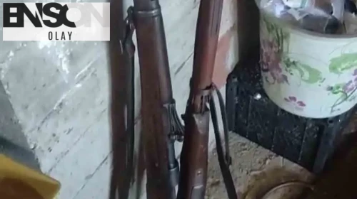 Samsun'da kaçak silah operasyonu: 2 kişi gözaltına alındı