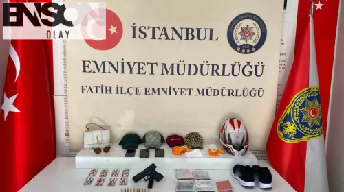 Motosikletli kapkaç şüphelileri dron destekli takiple yakalandı