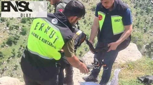 8 gün süren yaşam mücadelesi mutlu bitti: Kayalıklarda mahsur kalan keçi için nefes kesen operasyon