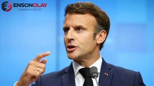 Macron'da Rusya'ya sert mesaj : Fransa, Rusya’ya ait petrol tankerine el koydu