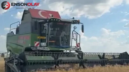 Konya'da hububat hasat sezonu başladı