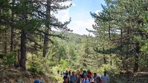 Şehrin gürültüsünden kaçıp rotayı doğaya çevirdiler: AFDOS ekibi Çukurca’nın gizemli yollarında