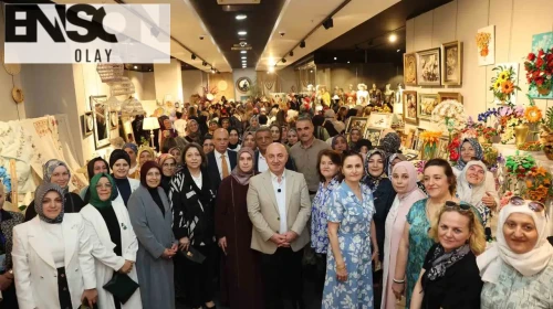 İğne iplikle sanata dönüştürülen hayaller: Darıcalı kadınların yıl boyu süren emeği görücüye çıktı