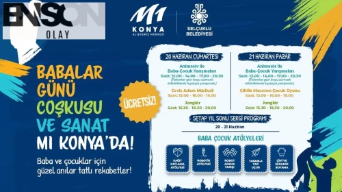 M1 Konya AVM'de Babalar Günü etkinlikleri