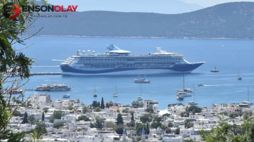 Marella Discovery kruvaziyeriyle Bodrum'a 1760 yolcu geldi