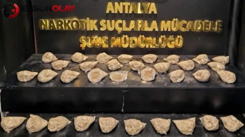 Antalya'da uyuşturucu operasyonu : 16 kilo eroin ele geçirildi