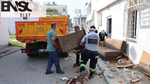 Yalnız yaşayan engelli vatandaşın imdadına belediye yetişti: Evdeki atık yığınları temizlendi