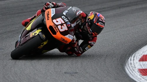 Milli motosikletçi Deniz Öncü, Moto2 Hollanda yarışını tamamlayamadı