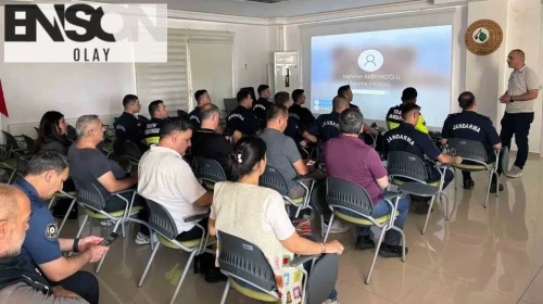 Kavaklıdere'de orman yangınlarıyla mücadele eğitimi düzenlendi