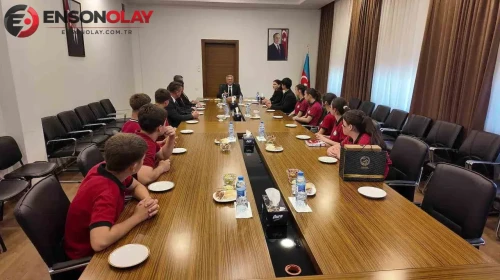 Denizli heyetine Azerbaycan'da sıcak karşılama