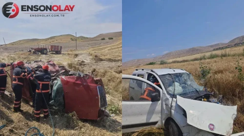 Çankırı'da feci kaza : 3 kişi öldü, 4 kişi yaralandı