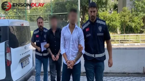 Samsun Atakum'da Gerçekleşen Silahlı Saldırıda Husumetlisini Bacaklarından Yaralayan Şüpheliler Tutuklandı