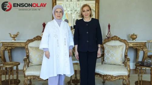 Emine Erdoğan, Lübnan Başbakanı'nın eşi Sahar Selam ile buluştu