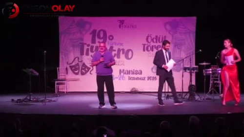 Manisa, tiyatro sahnesinde umudu temsil eden ödülü almaya hak kazandı