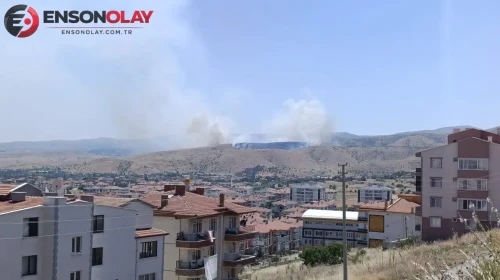 Afyonkarahisar'da Tarım Alanında Çıkan Yangın Kontrol Altına Alındı