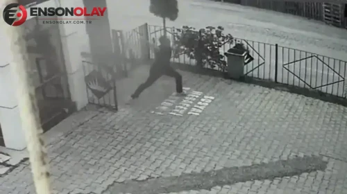 Kütahya'da kendisini silahla ayağından vuran saldırgana taş atarak karşılık verdi