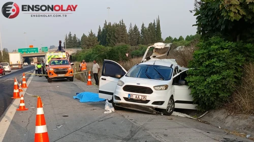 Mersin'de feci kaza! 2 ölü, 2 yaralı