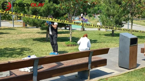 Çatalca'da bir kişi, parkta eşini boğazından bıçakladı