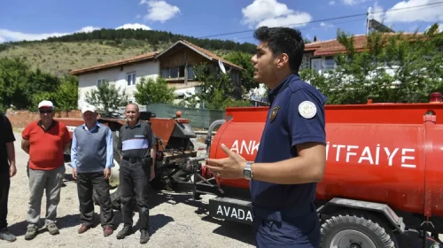 Ankara'da kırsala 80 adet yangın tankeri hizmete alındı