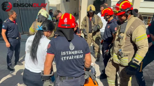 Avcılar'da kentsel dönüşüm sırasında işçinin üzerine moloz düştü