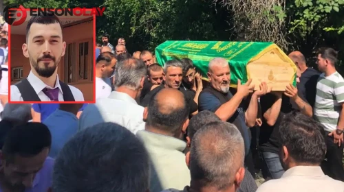 Esenler'deki kazada ölen genç, memleketi Zonguldak'ta defnedildi