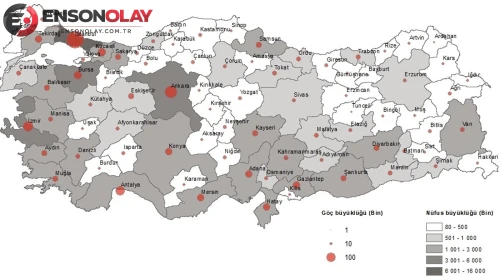 2025 yılı iller arası göç istatistikleri açıklandı