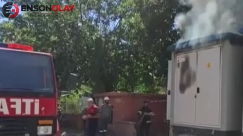Şanlıurfa Viranşehir'de elektrik trafosunda yangın çıktı