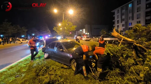 Erzincan'da trafik kazası : Yaralı tedavi altına alındı