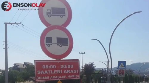 Bolu'da ağır tonajlı araçların belirli güzergahlardan geçişi yasaklandı