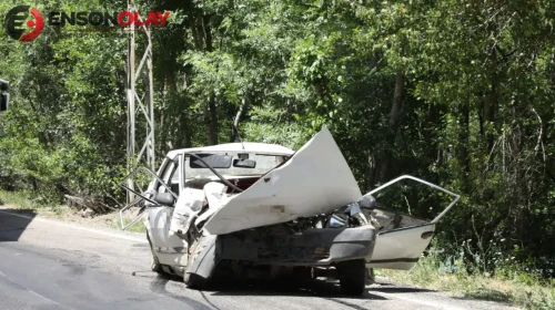 Tunceli'de kamyonet ve Tofaş çarpıştı : 1 kişi öldü, 5 kişi yaralandı
