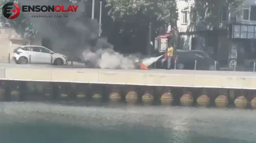 Sarıyer'de yer altı kablolarında çıkan yangın korkuttu
