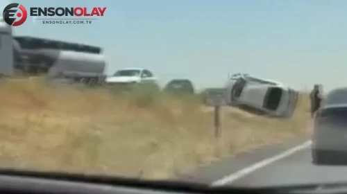 Siverek'te Araç Bankete Uçtu: 4 Kişi Yaralandı