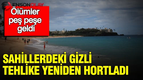 Art arda meydana gelen ölümlerle birlikte sahillerdeki gizli tehlike tekrar ortaya çıktı