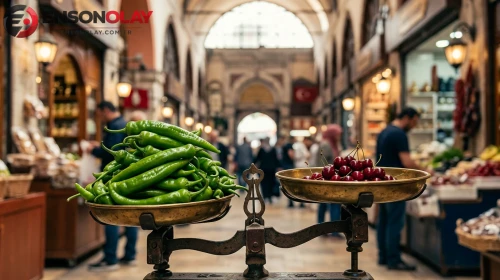 İstanbul Ticaret Odası'nın temmuz ayı verilerine göre sivri biber fiyatları zirveye tırmanırken, kirazın fiyatı düşüş gösterdi