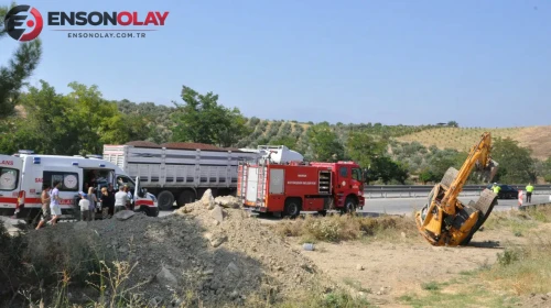 Salihli'de Yolcu Otobüsü Kamyona Çarptı: Bir Kişi Hayatını Kaybetti, Yedi Kişi Yaralandı