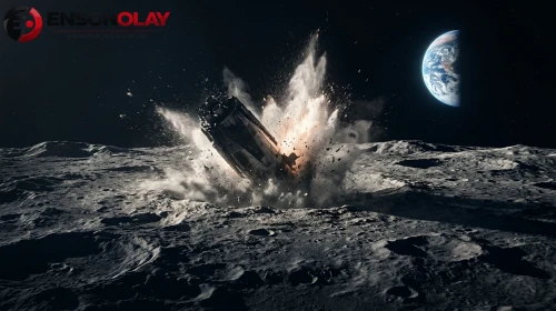 SpaceX Roket Parçası Ay'a Çarptı, 50 Kilometrelik Toz Bulutu Oluşacak!