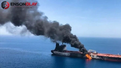 Hürmüz Boğazı'nda alarm ! Umman açıklarında yük gemisine şüpheli saldırı