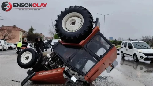 Erzurum’da traktör kazası : Devrileceğini fark edip atladı, römorkun altında kalarak can verdi