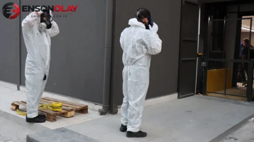Şanlıurfa'da bir markette lavabo açıcı kimyasal maddesinden patlama meydana geldi