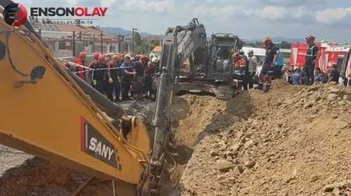 Tuzla'da inşaatta göçük : 1 işçi toprak altında kaldı